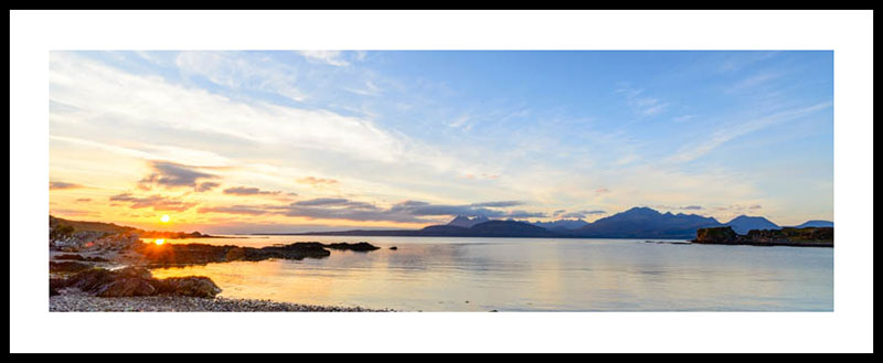 Isle of Skye, sunset at Tokavaig 2851PAN