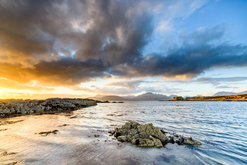 Isle of Skye, sunset at Tokavaig 2915