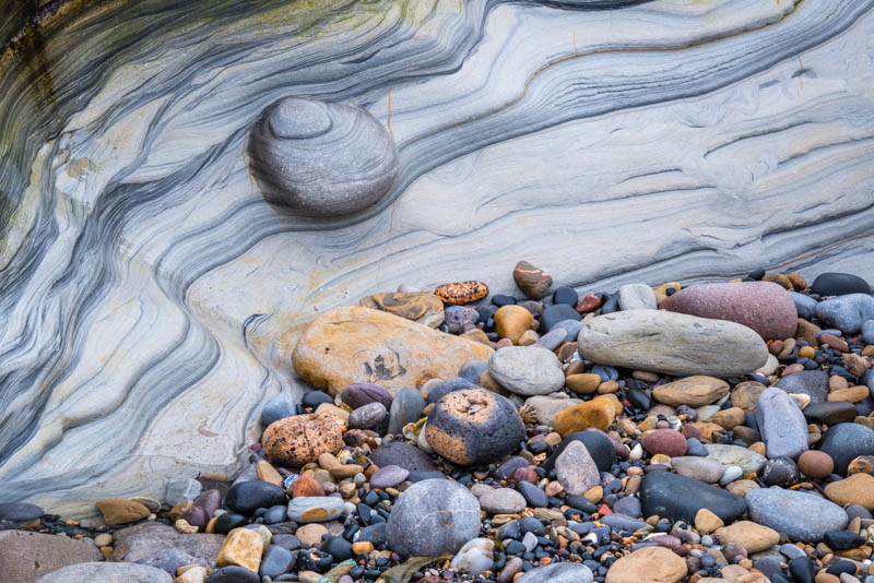 Northumberland coast, rock patterns 3194