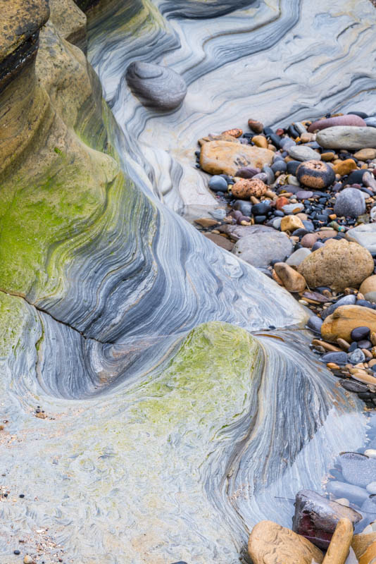 Northumberland coast, rock patterns 3195