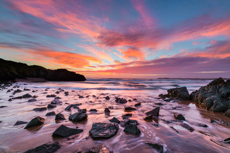 Anglesey, Llanddwyn Island sunset 3371